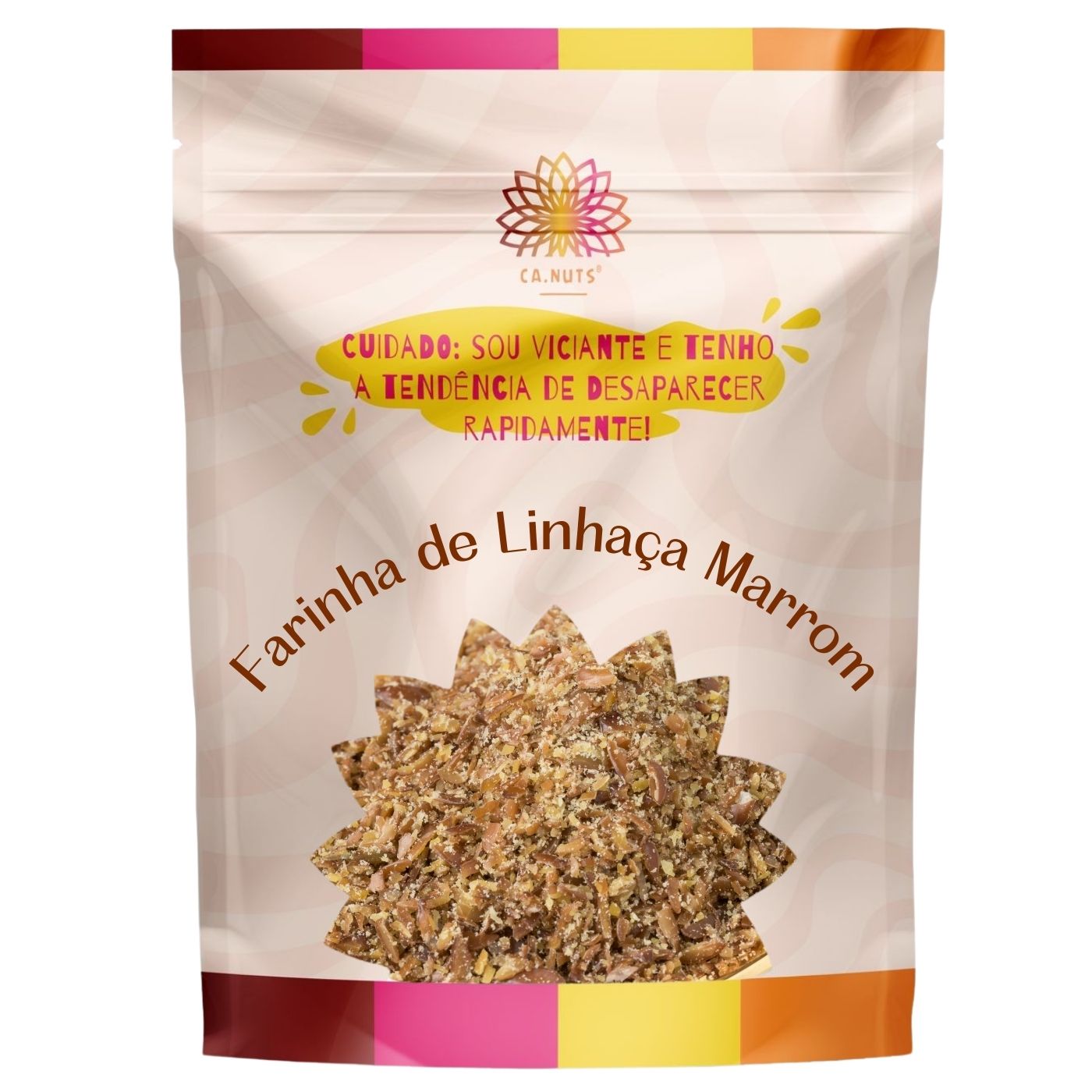 Farinha de linhaça marrom premium