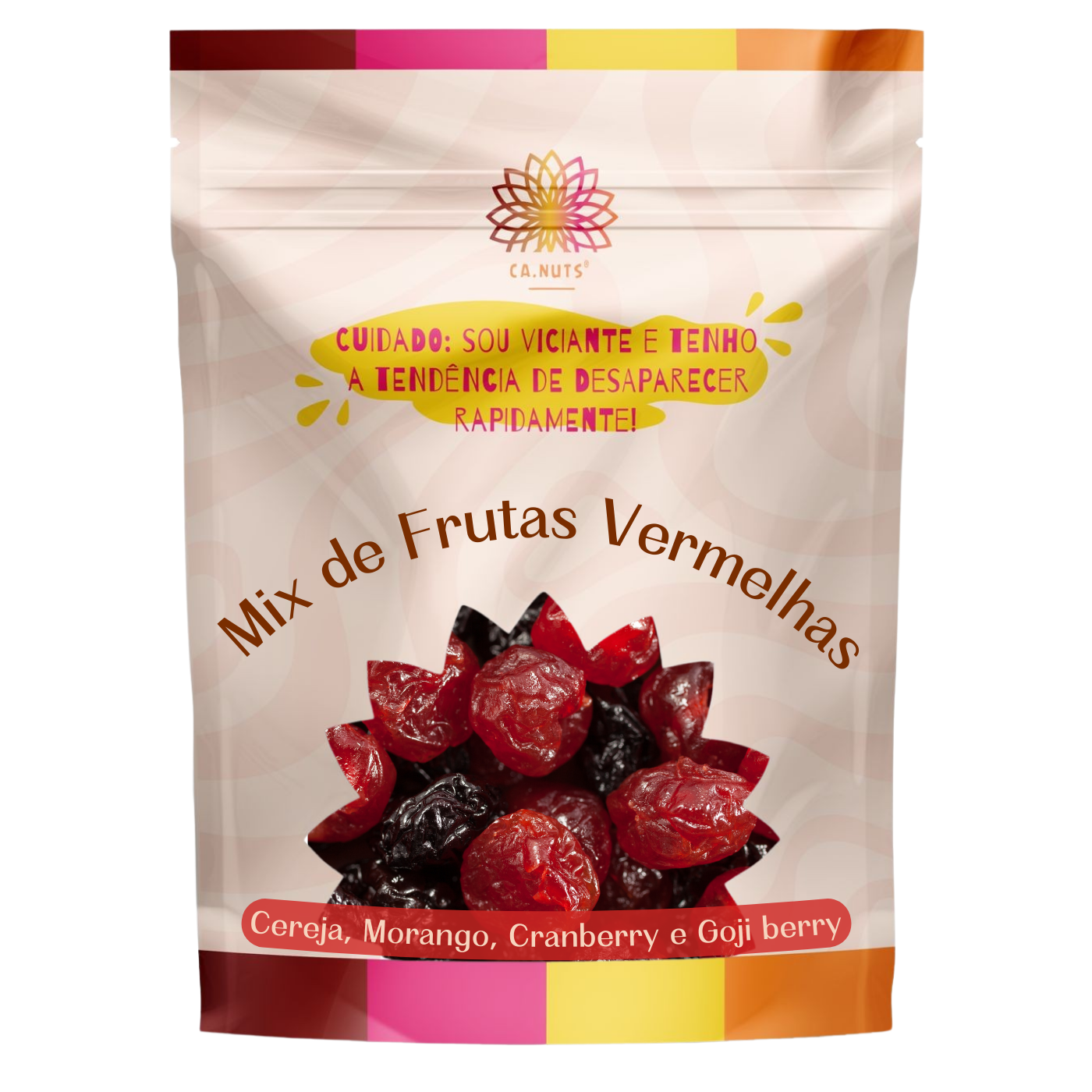 Mix de Frutas Vermelhas (Cereja, Morango, Cranberry e Goji Berry) | Premium Ca.Nuts