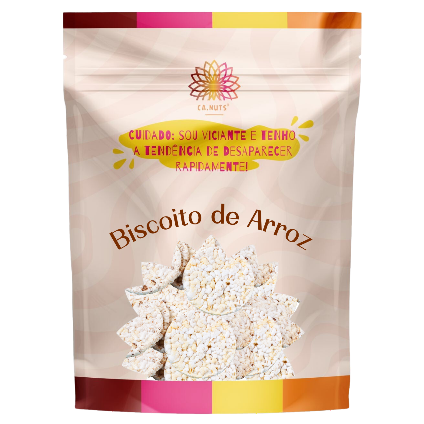 Biscoito de Arroz Premium Ca.Nuts