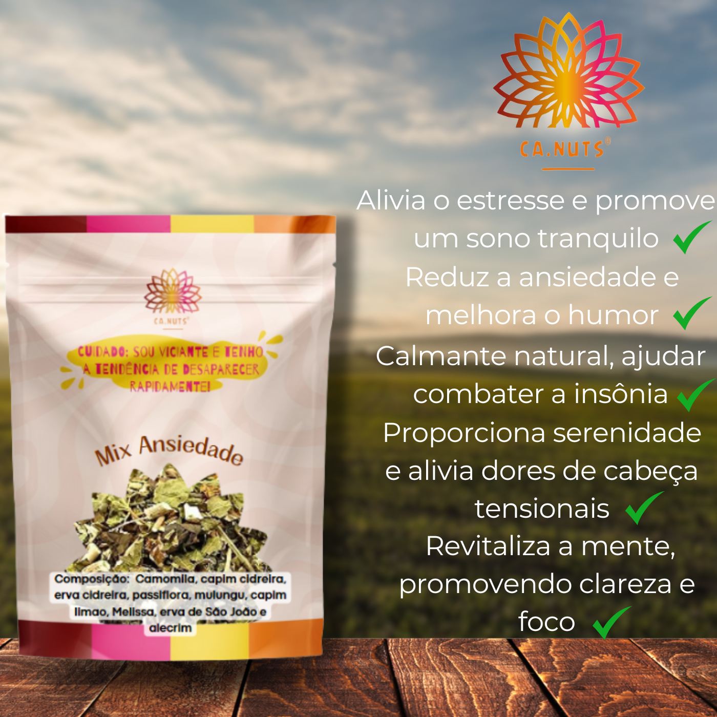 Mix Ansiedade Premium Ca.Nuts