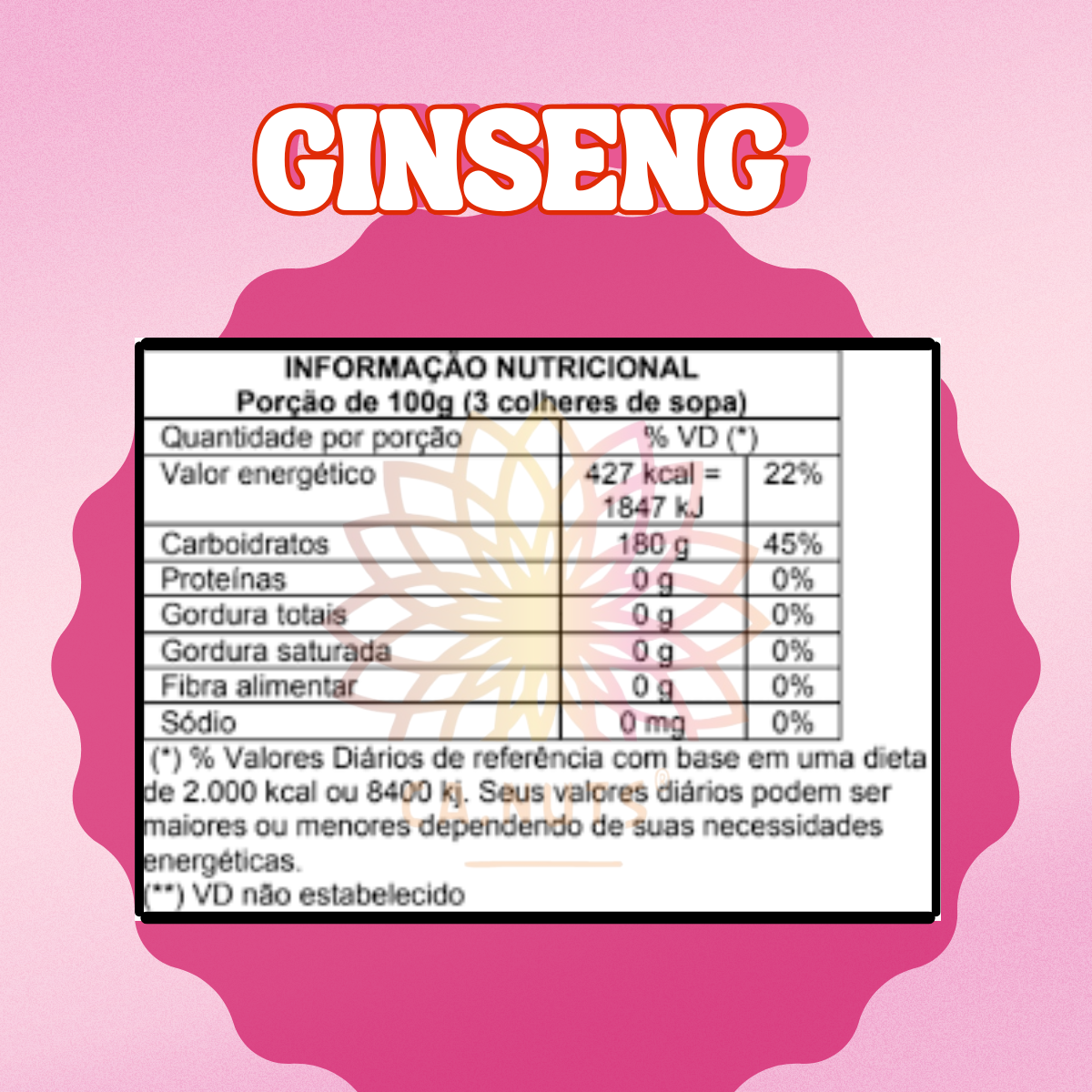 Kit Saúde Feminina - Maca Peruana Vermelha, Gingeng em Pó e Hibisco em Pó com Colágeno Ca.Nuts