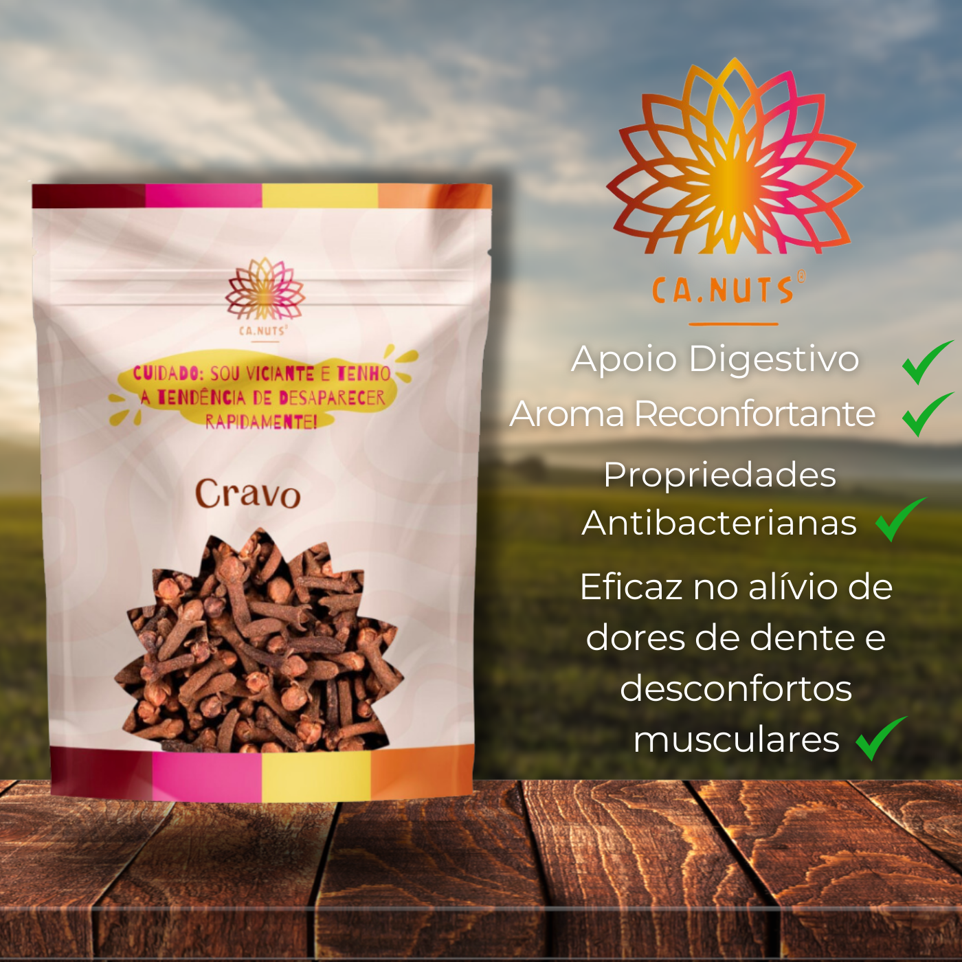 Cravo da Índia Premium Ca.Nuts | Linha de Especíarias Ca.Nuts