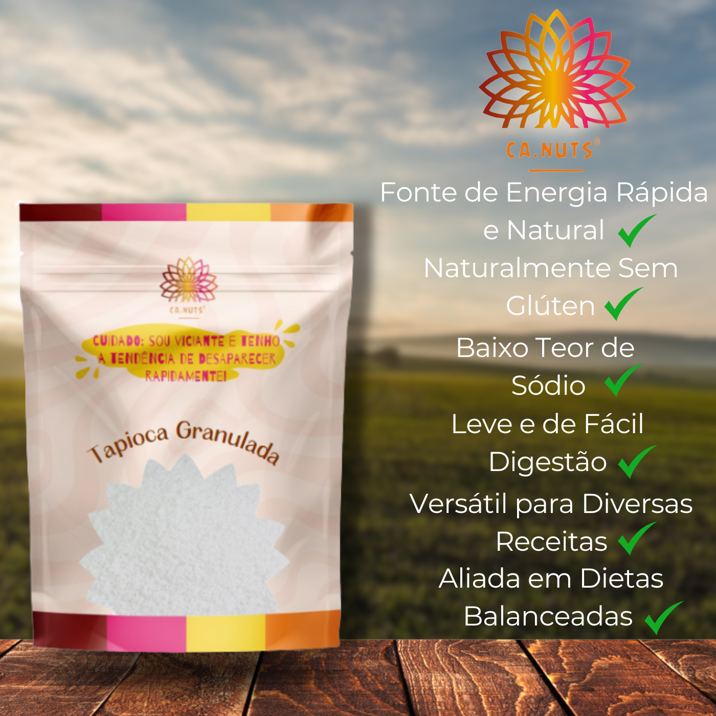 Tapioca Granulada Premium Ca.Nuts