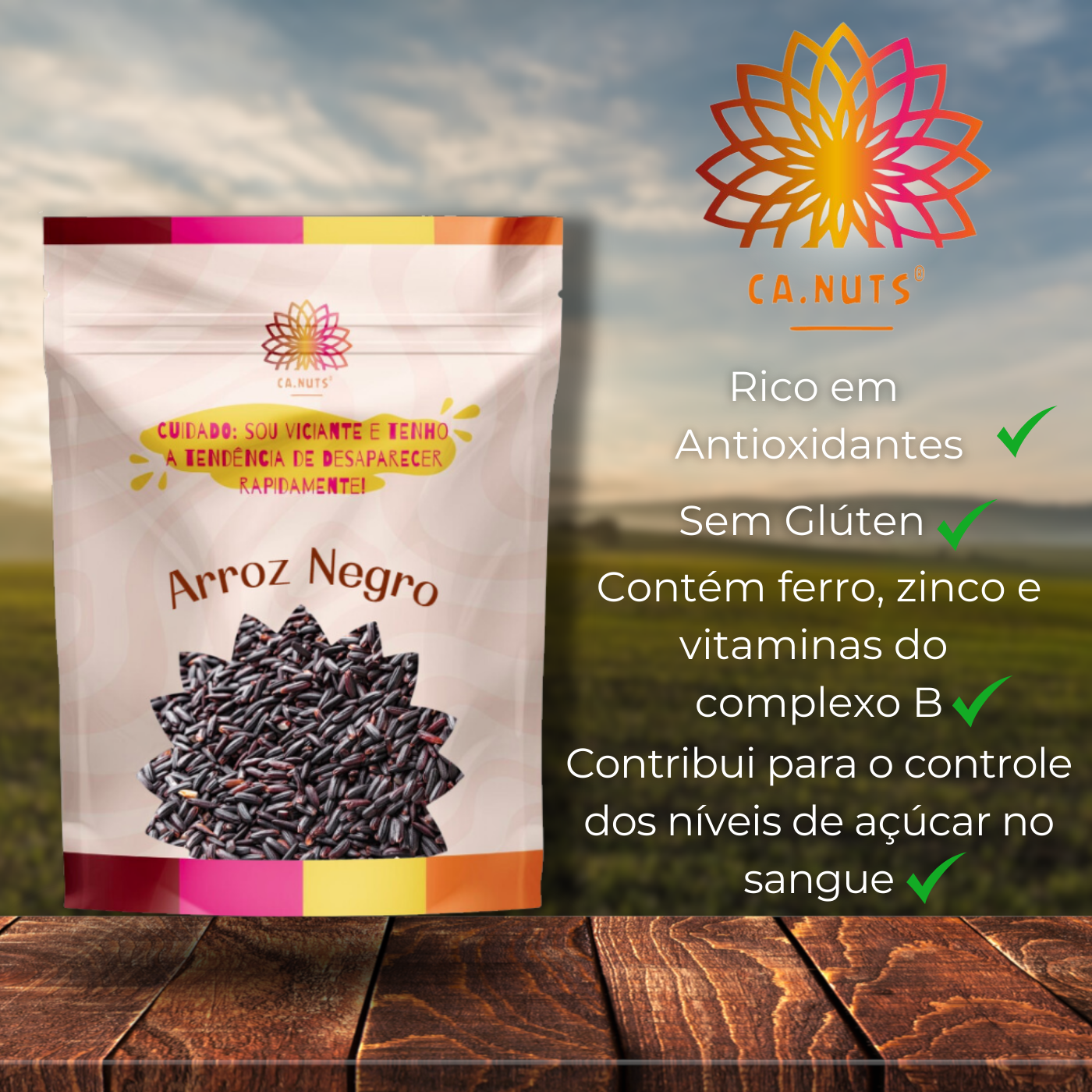 Arroz Negro Premium Ca.Nuts