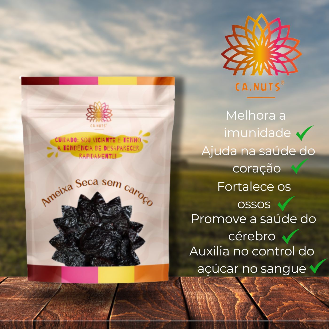 Premium Pitted Prunes - Ca.Nuts