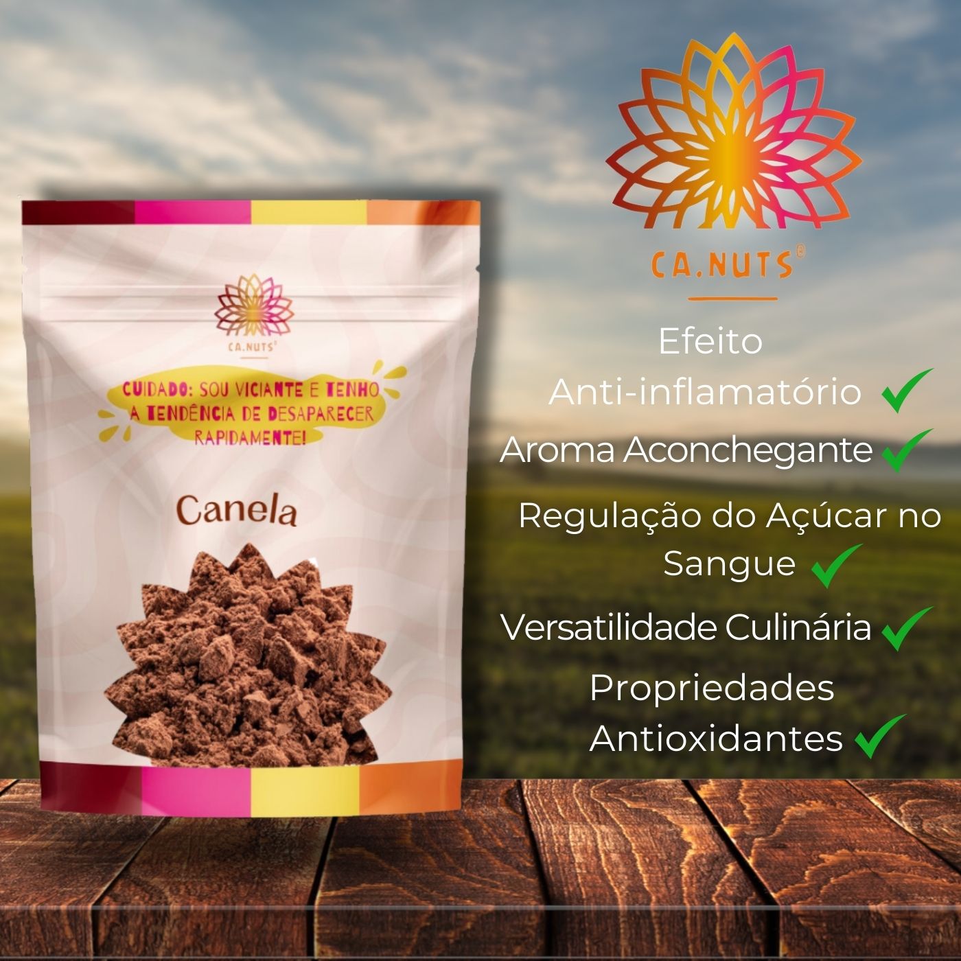 Canela em Pó Pura Premium | Ca.Nuts