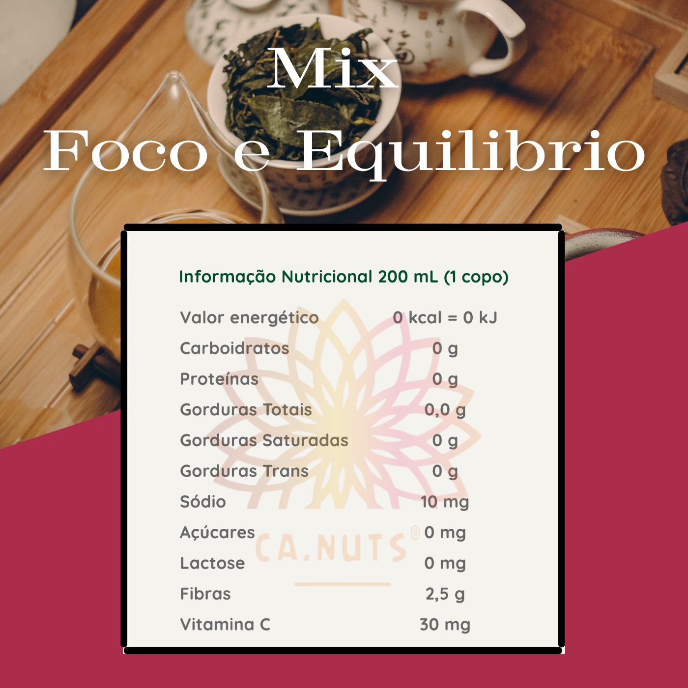 Mix Foco e Equilíbrio Premium Ca.Nuts