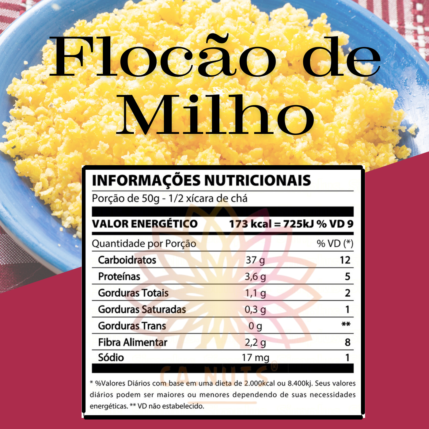 Flocão de Milho Premium Ca.Nuts