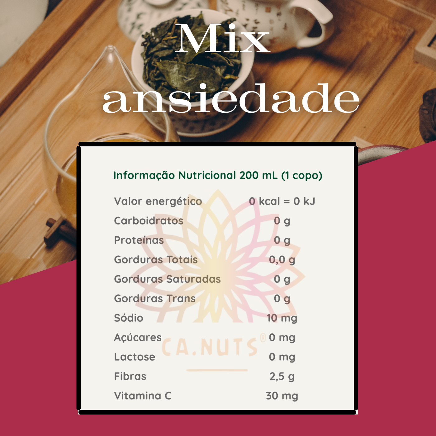 Mix Ansiedade Premium Ca.Nuts