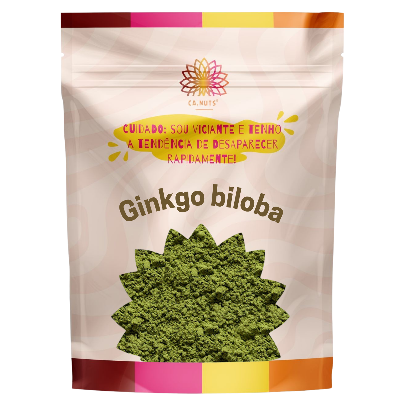 Ginkgo Biloba em Pó Premium | Suplementação Natural Ca.Nuts