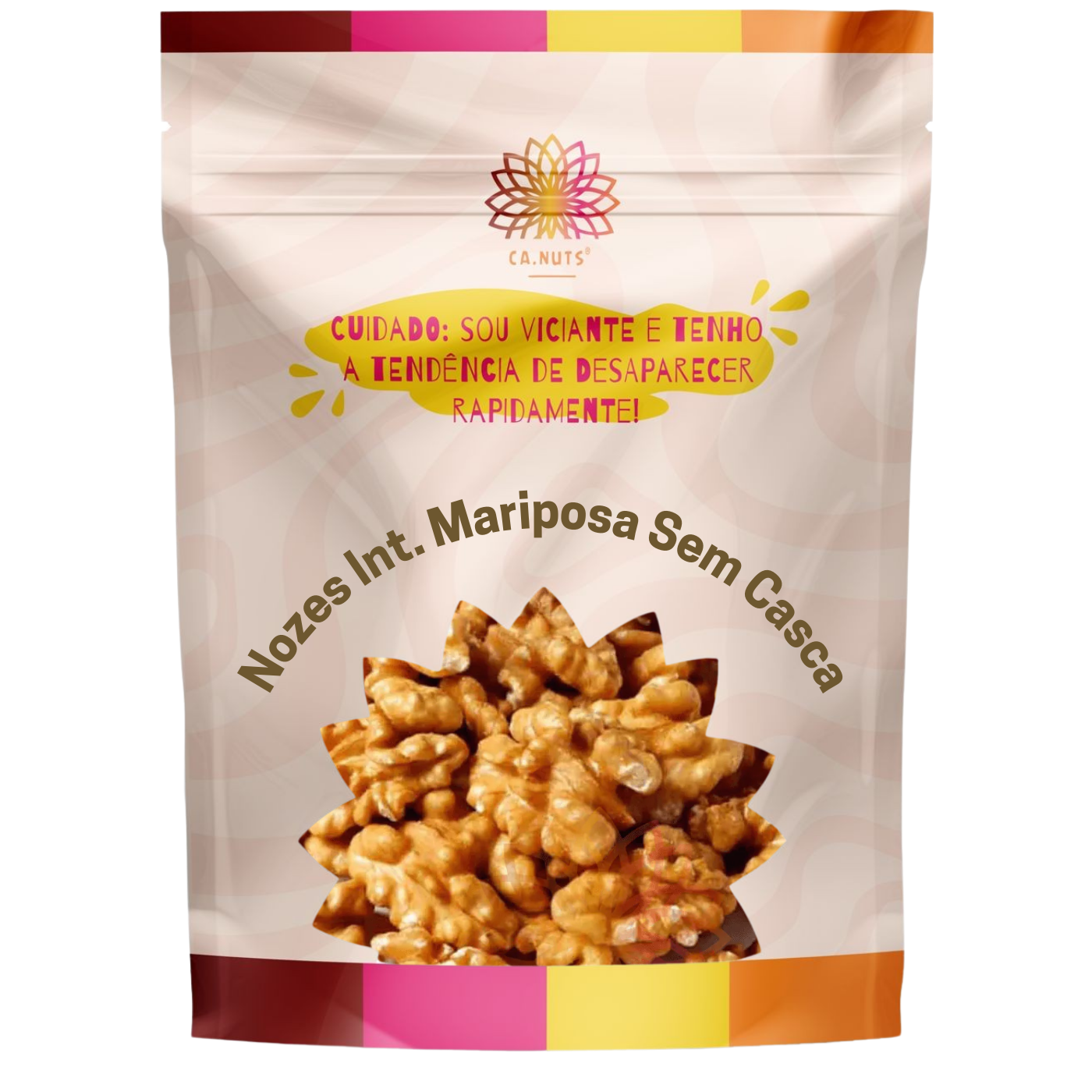 Nozes inteira mariposa sem casca extra light | Premium Ca.Nuts