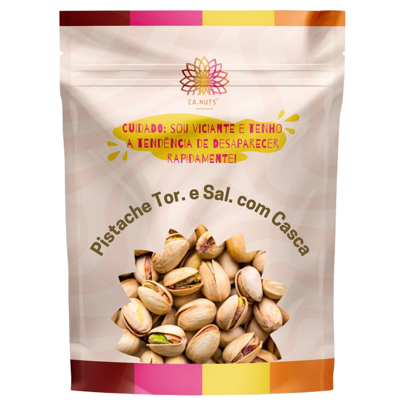 Pistache torrado e salgado com casca premium | Importado Ca.Nuts