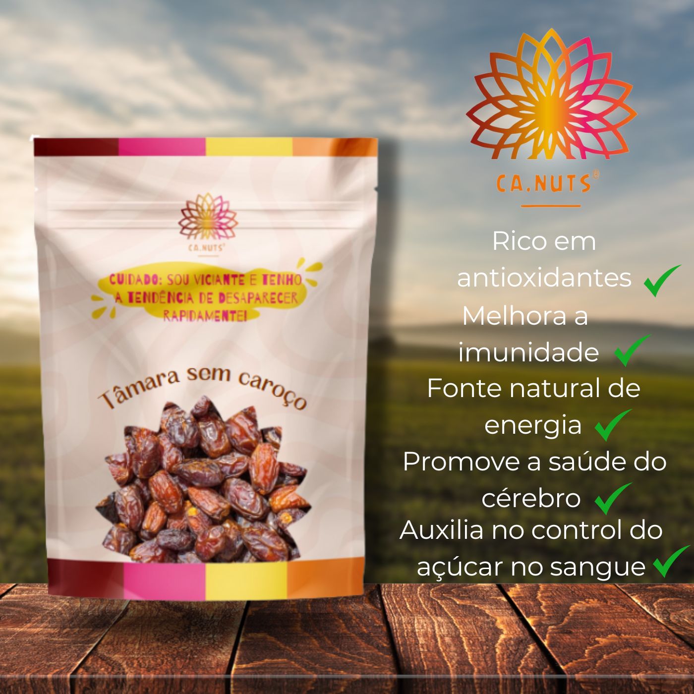 Tâmara Sem Caroço - Qualidade premium