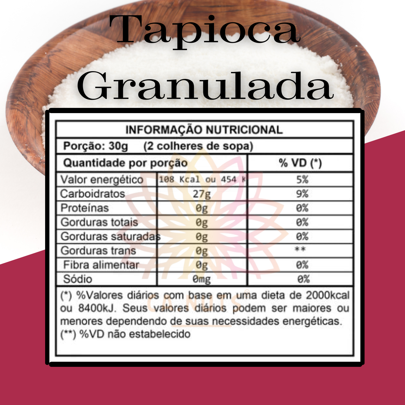 Tapioca Granulada Premium Ca.Nuts