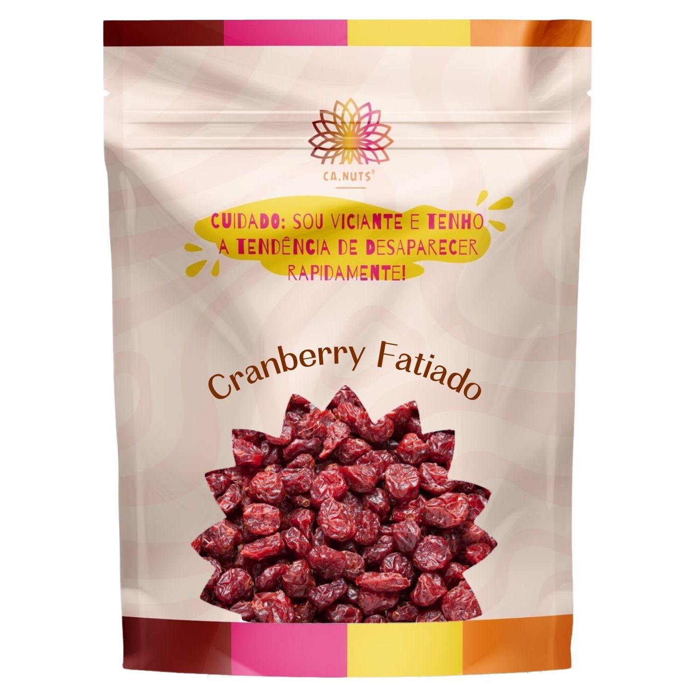 Cranberry Fatiado Desidratado Premium - Ca.Nuts